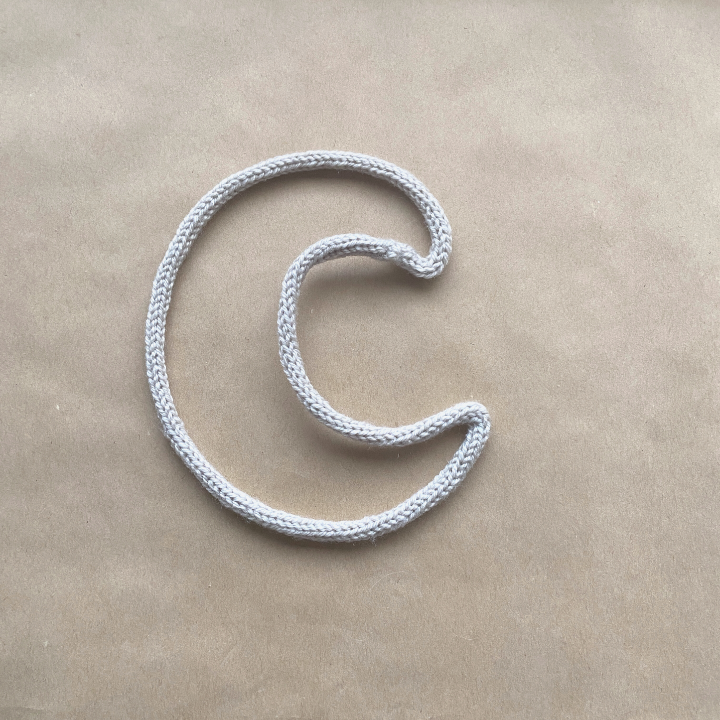 Knitted Crescent Moon