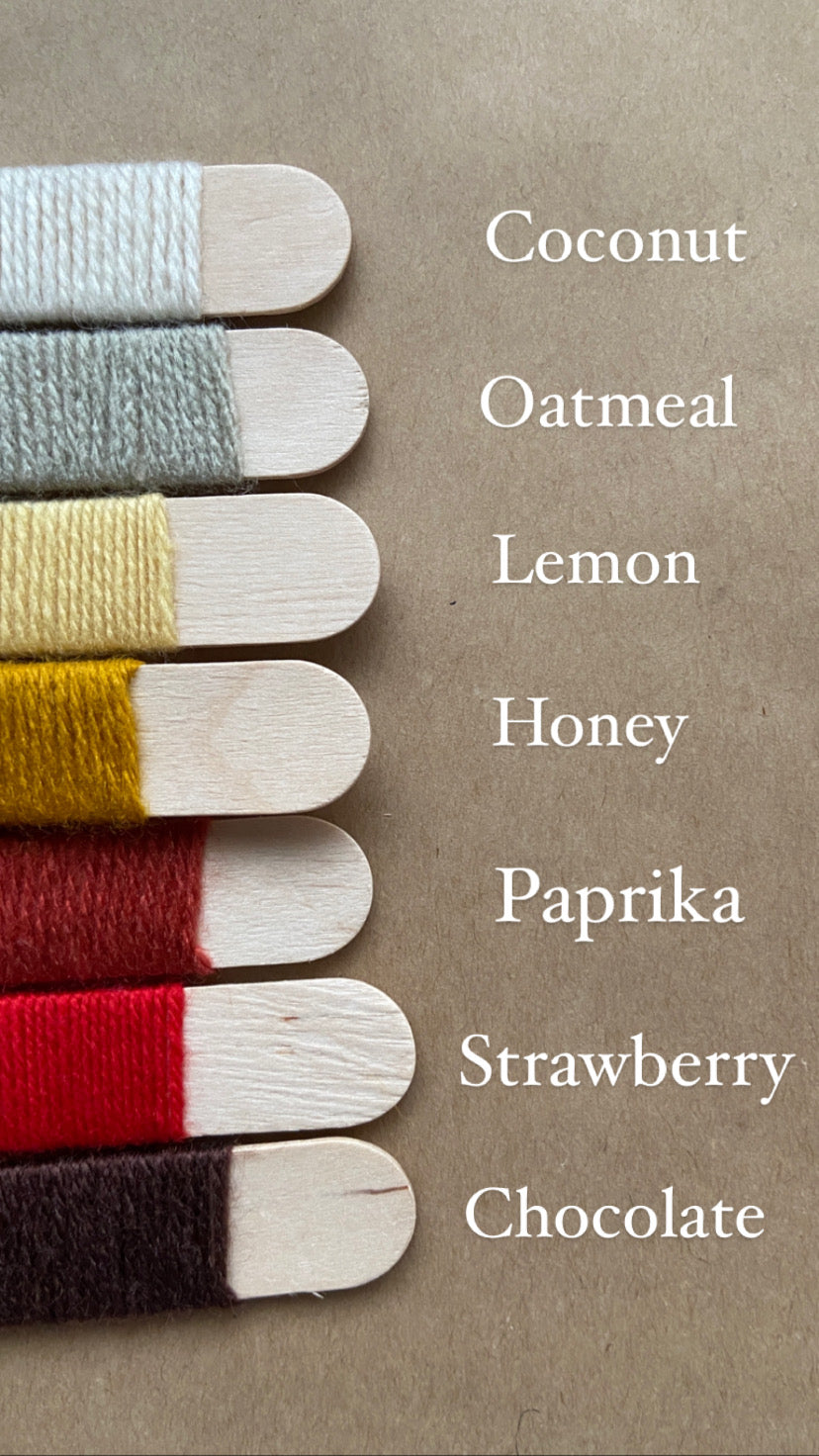 Single Colour Knitted Rainbow