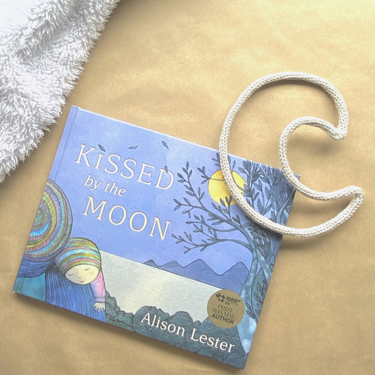 Knitted Crescent Moon