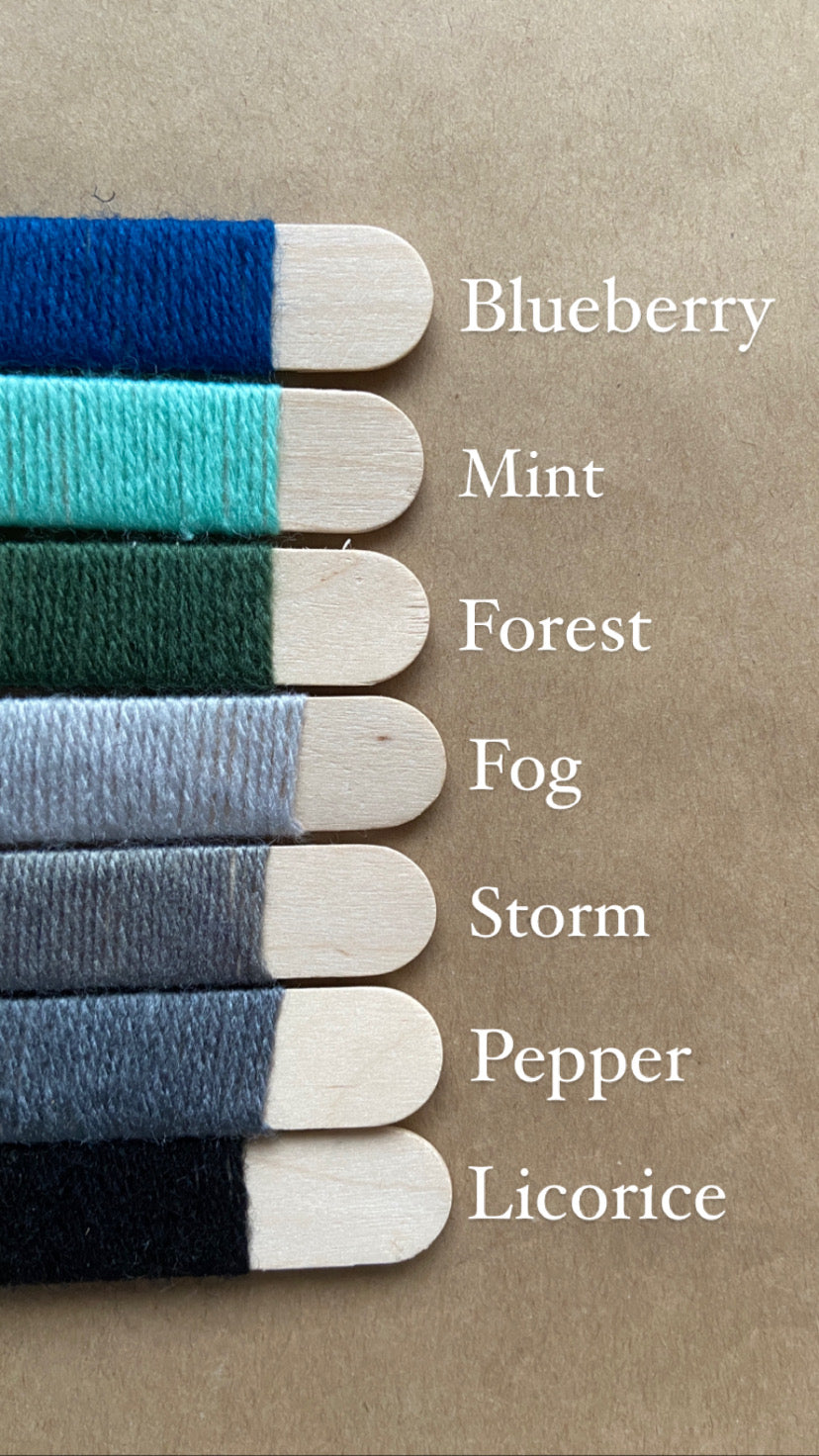 Single Colour Knitted Rainbow