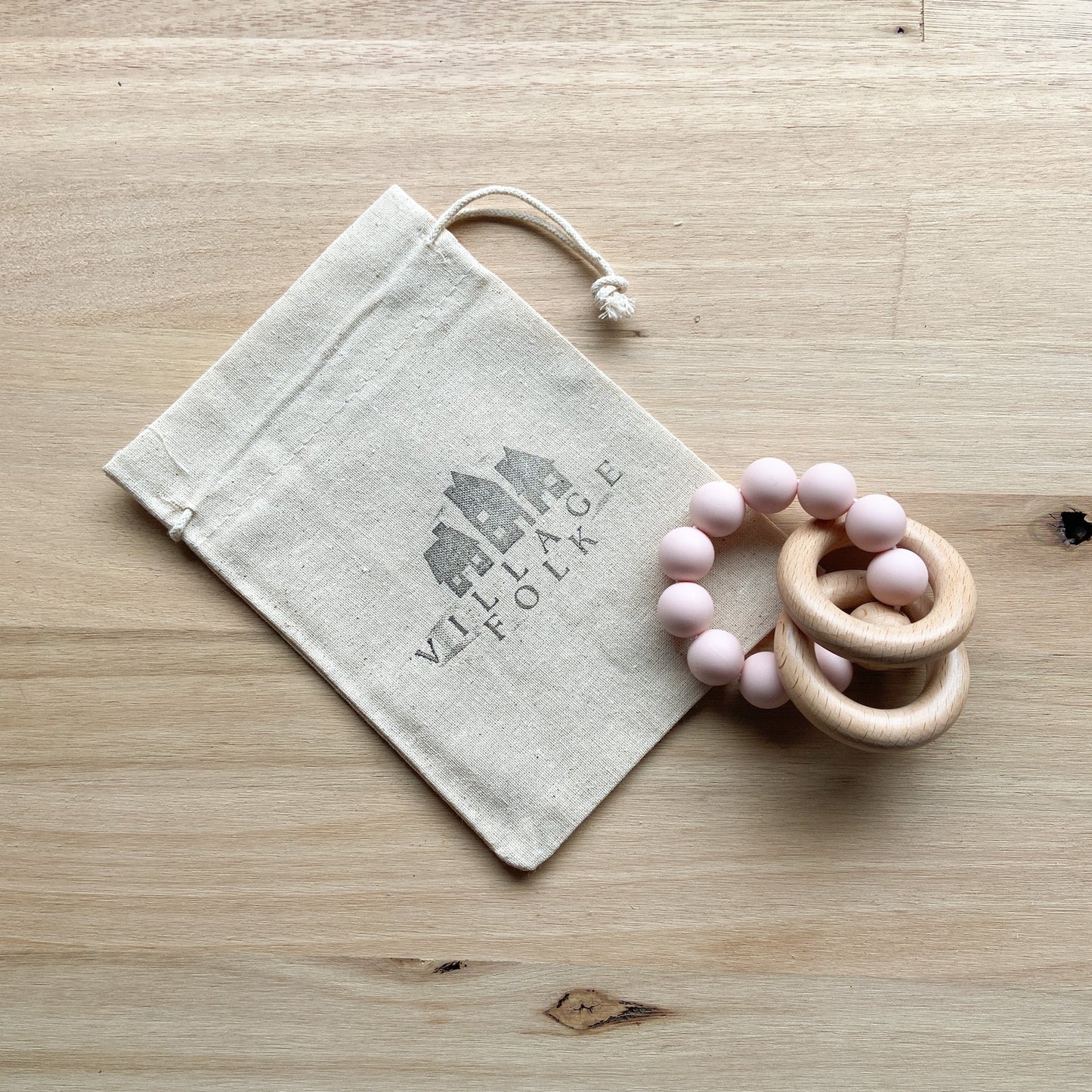 Bunny + Teether Bundle | Pink