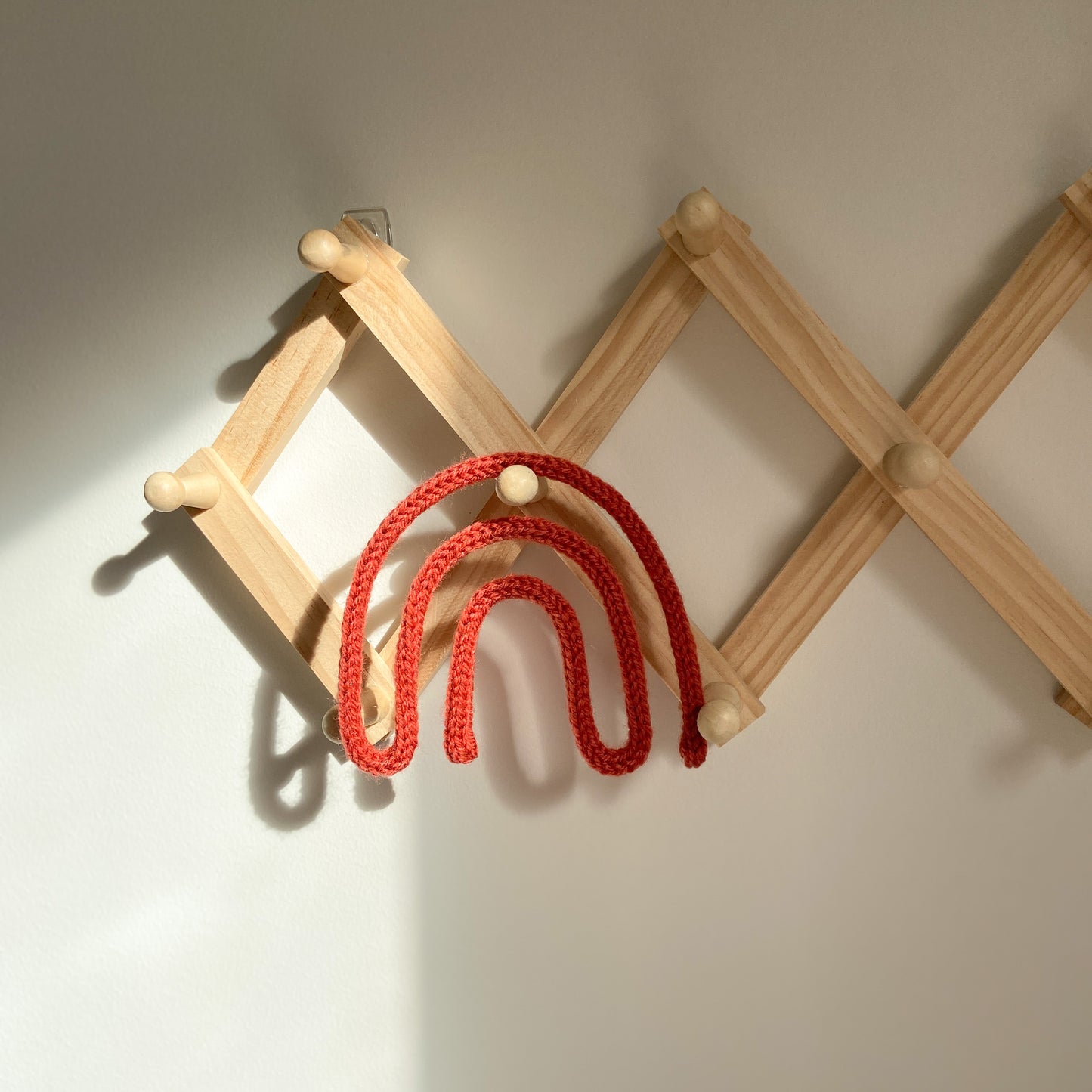 Single Colour Knitted Rainbow