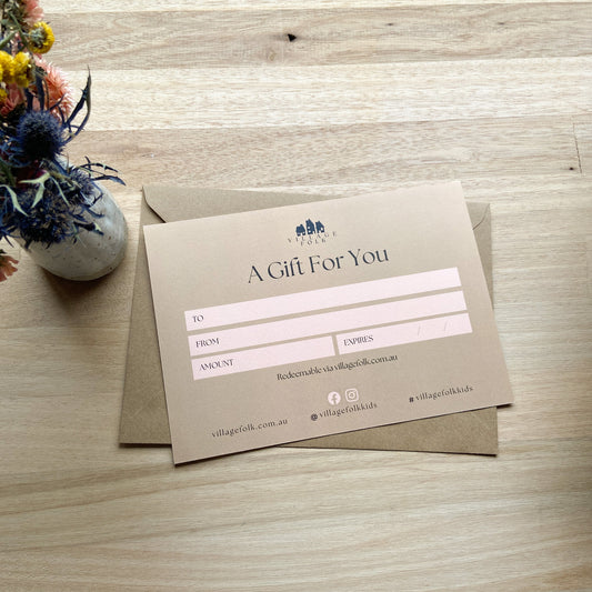 Village Folk $75 Gift Card