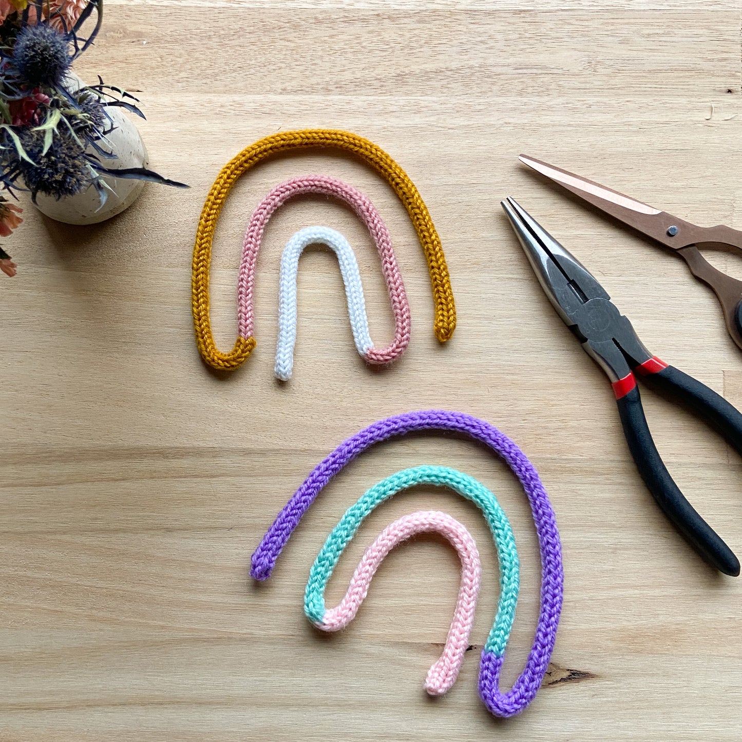 Multi-Colour Knitted Rainbow