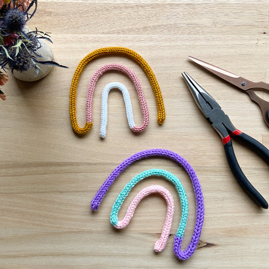 Multi-Colour Knitted Rainbow