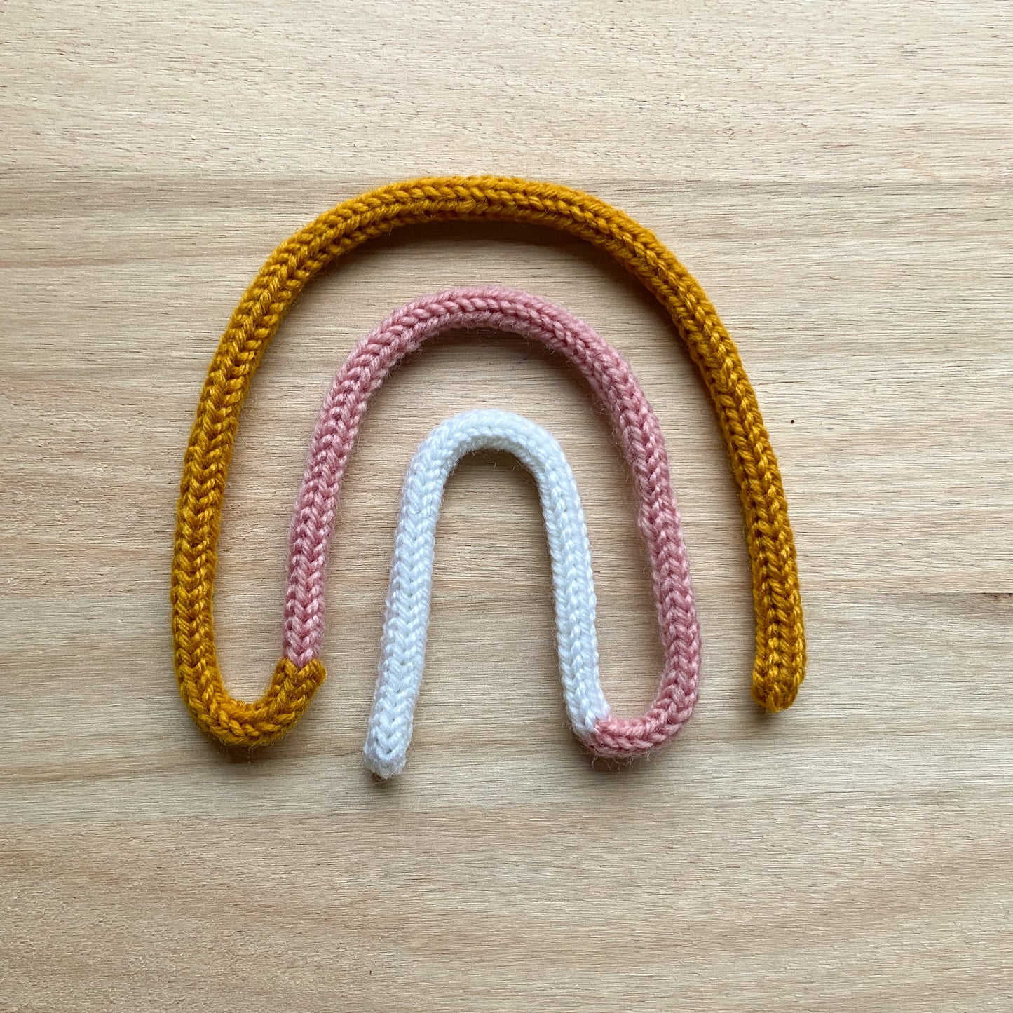 Multi-Colour Knitted Rainbow