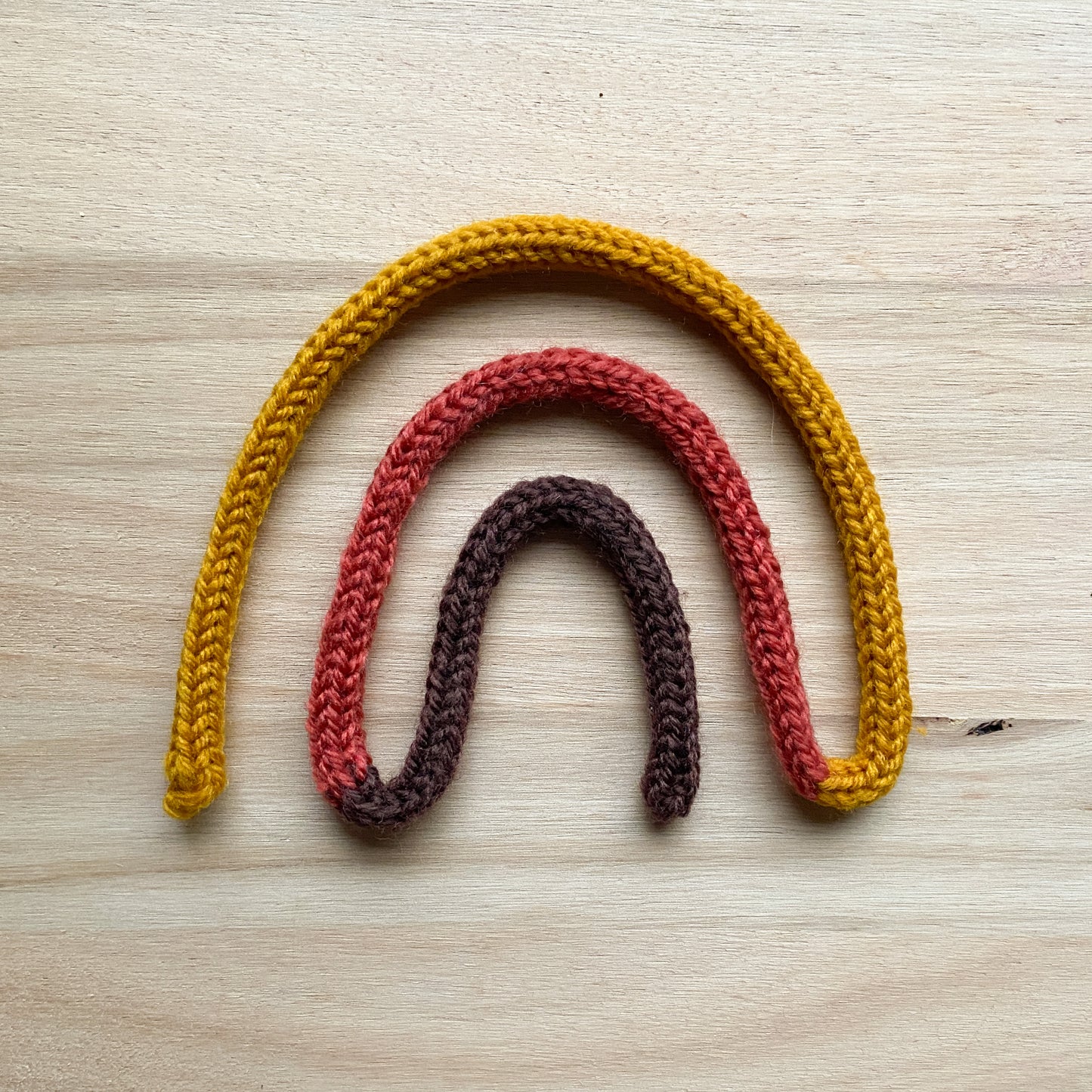 Multi-Colour Knitted Rainbow