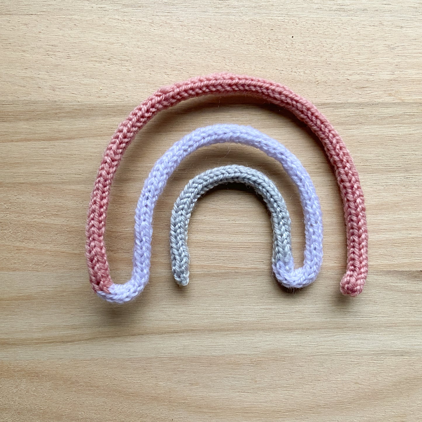 Multi-Colour Knitted Rainbow