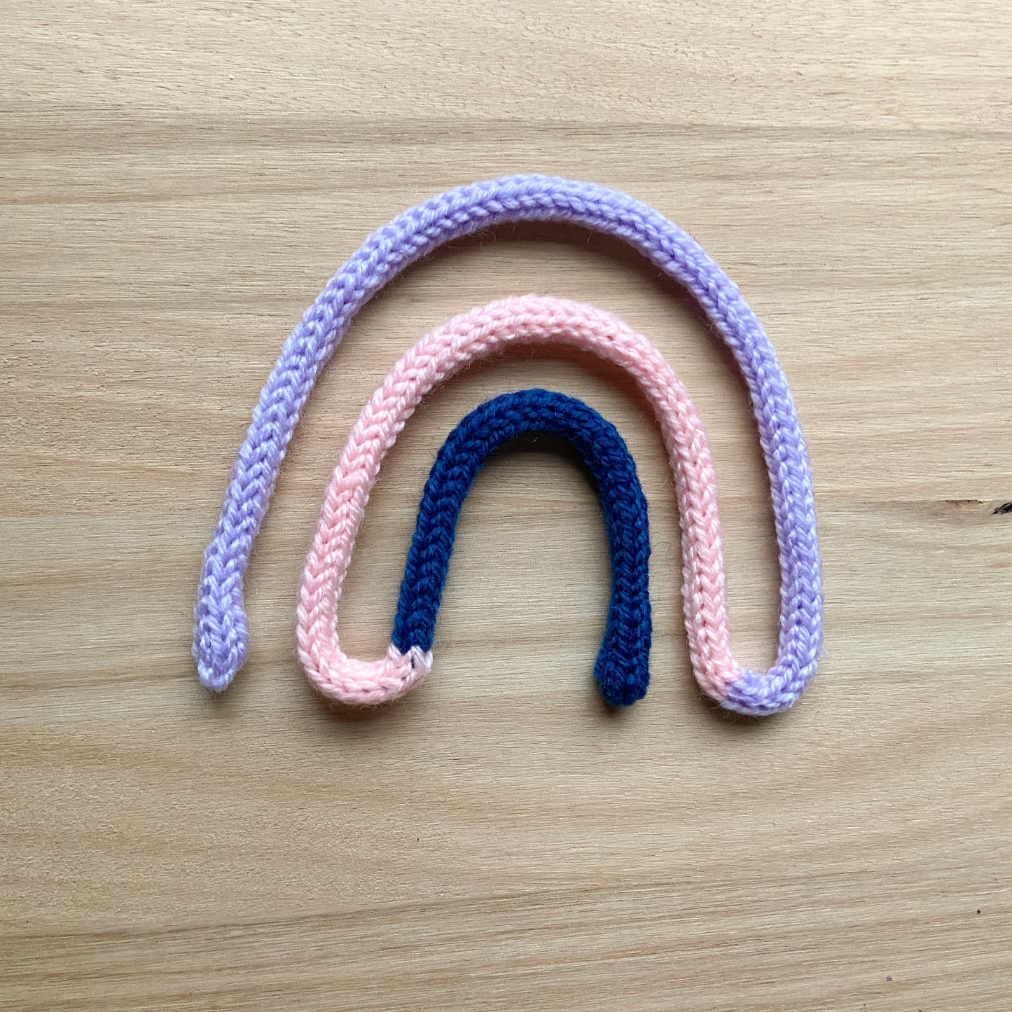 Multi-Colour Knitted Rainbow