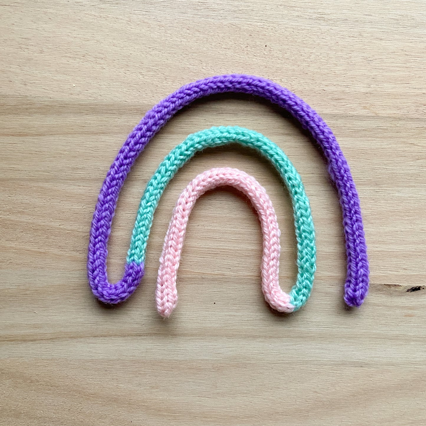 Multi-Colour Knitted Rainbow