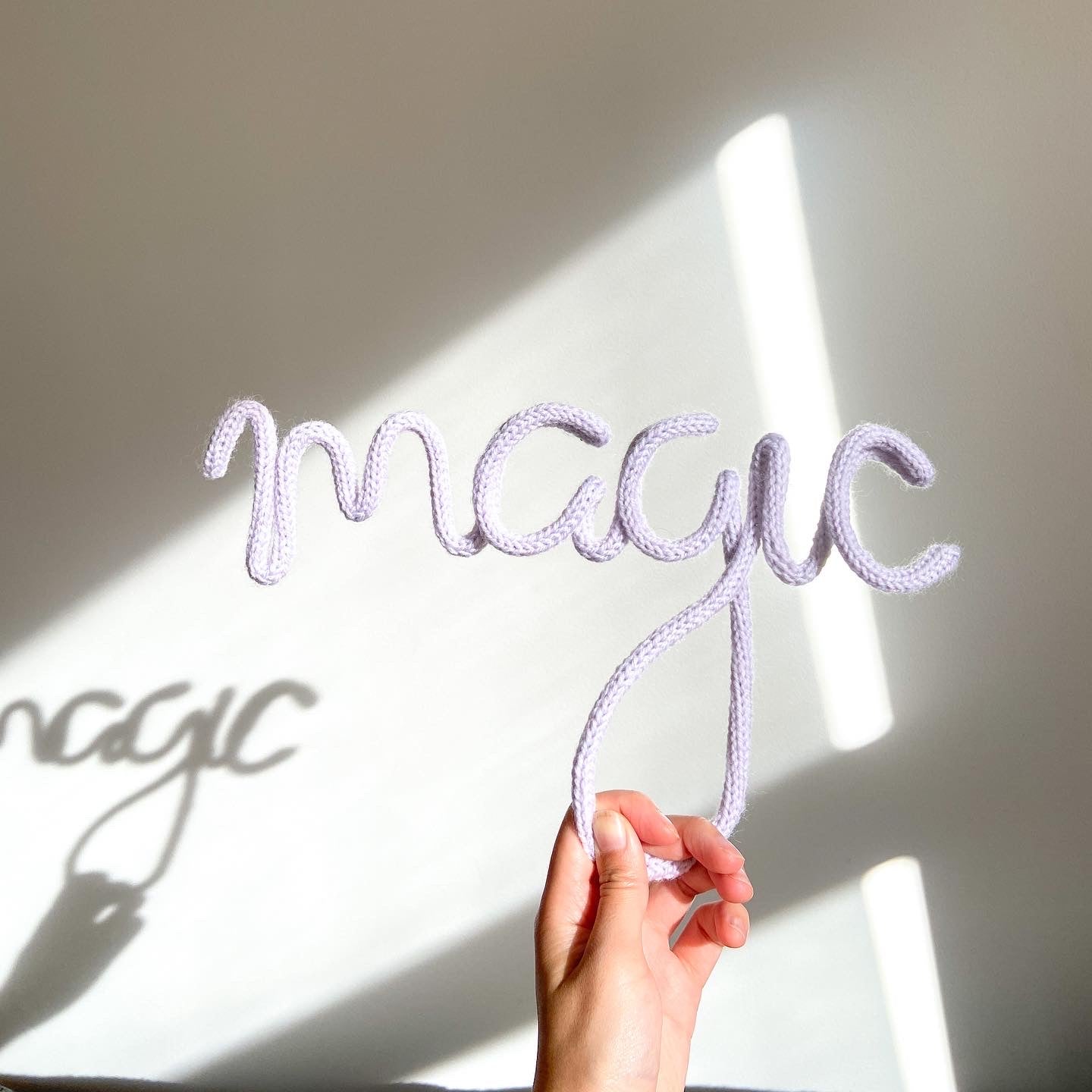 Magic Knitted Word