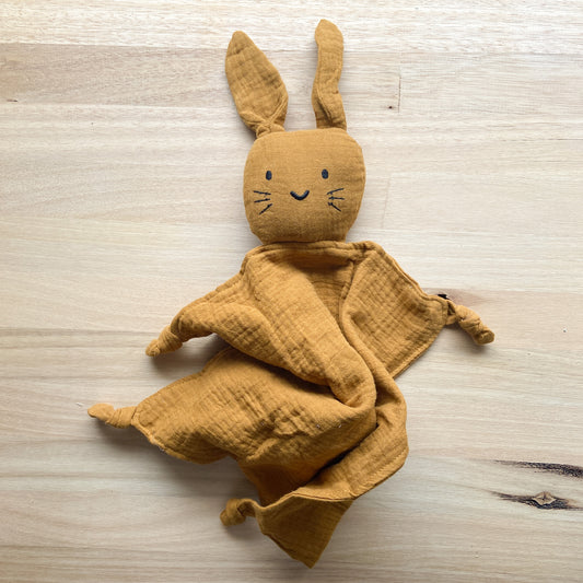 Muslin Bunny Comforter | Honey