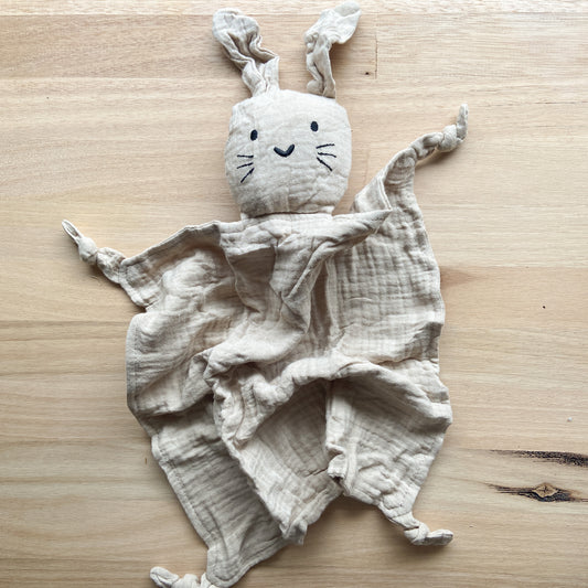 Muslin Bunny Comforter | Oatmeal