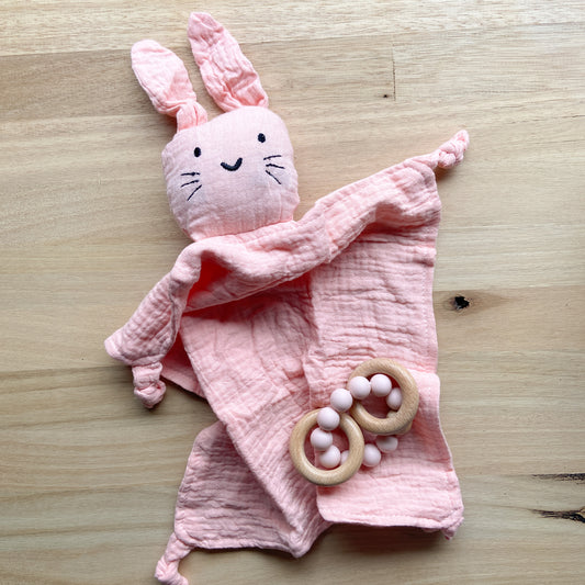 Bunny + Teether Bundle | Pink